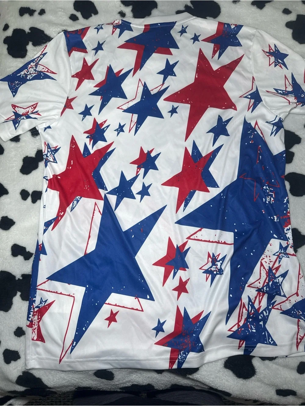 Adidas Men’s Large White Red & Blue Star LA Galaxy Soccer Jersey